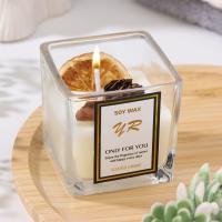 Свеча в стакане "Soy Wax"  цитрус