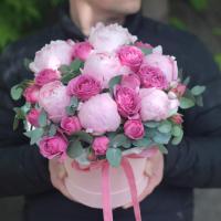 Цветы в коробке Счастливое мгновение