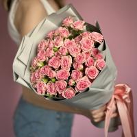 Букет из 11 кустовых розовых роз