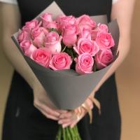 Букет из 19 розовых роз (40 см)