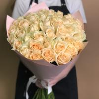 Букет из 41 кремовой розы (70  см)