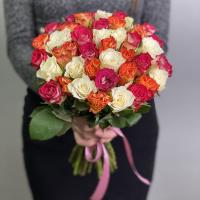 Букет из 41 розы Кения (микс)