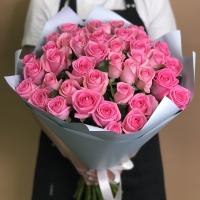 Букет из 41 розовой розы (60 см)
